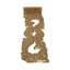 Sagebrook Home 28" Hobart Small Gold Statuary-947267300-947267303