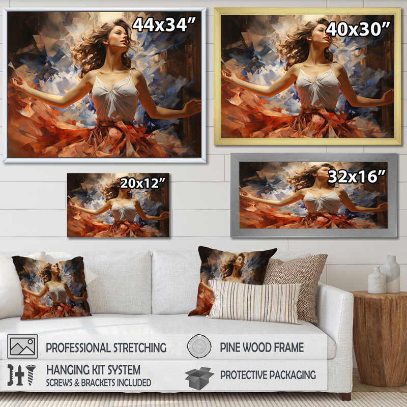 «Fashion 1940S Victorys Portrait I» - Impression, H 34 po x l 44 po x P 1,5 po, Cadre simple noir
