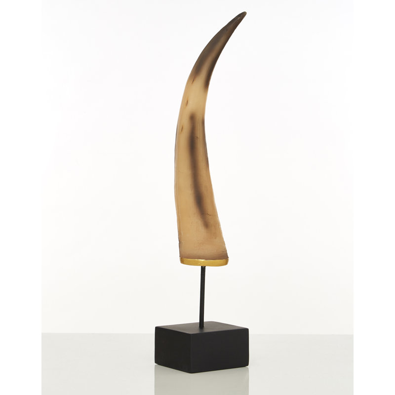 Fredericksen Abstract Figurines & Sculptures, Natural/Black