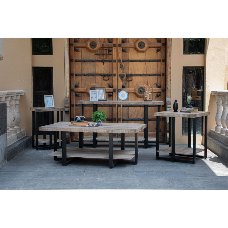 Marcoa 55'' Solid Wood Top Console Table