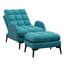 Affric 60cm Wide Velvet Wing Chair Recliner-2130332475