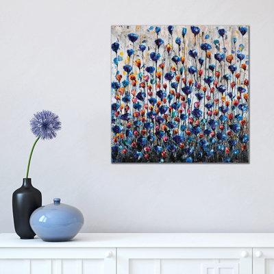Poppies And Friends IV by Donatella Marraoni - Wrapped Canvas Print