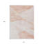 Tapis extérieur lavable abstrait pêche / ivoire 10 pi x 14 pi saumon
