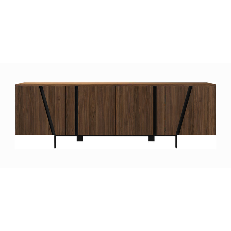 76'' W Credenza, Walnut