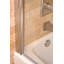 Porte de baignoire sans cadre à pivot 33,5" x 60"-14658402