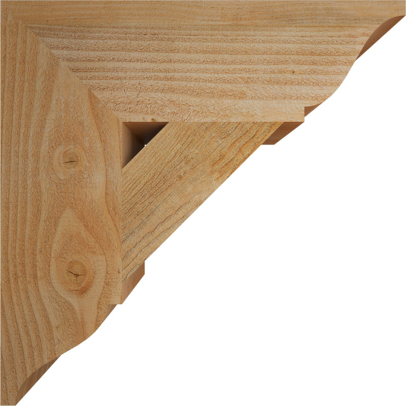 Support traditionnel, H 20 po x l 6 po x P 20 po, Douglas (sciage brut)