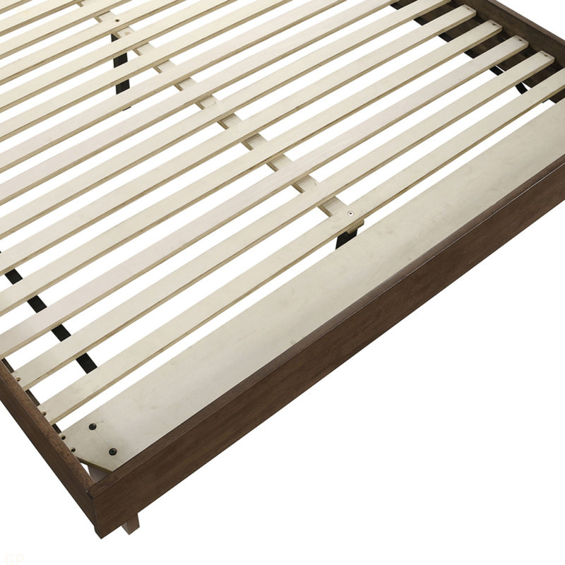 Hemlock Warm Brown Queen Platform Panel Bed