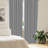 Abstract Semi-Sheer Rod Pocket Curtain Panels-45235938