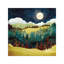 Autumn Moon - Wrapped Canvas Print-1798115642