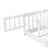 Twinkle Modern Floor Bed Set With Door, Rubber Wood And Safety Guardrails-115630470-115630468