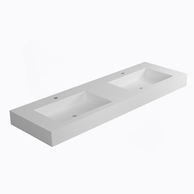 Stone Resin Solid Surface Bathroom Vanity Basin Sink