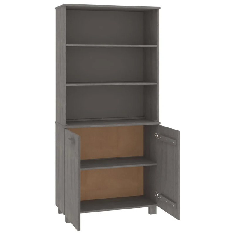 Healani 85cm Solid Wood Sideboard, Light Grey