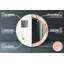 Huldar Glass Flat Wall Mirror