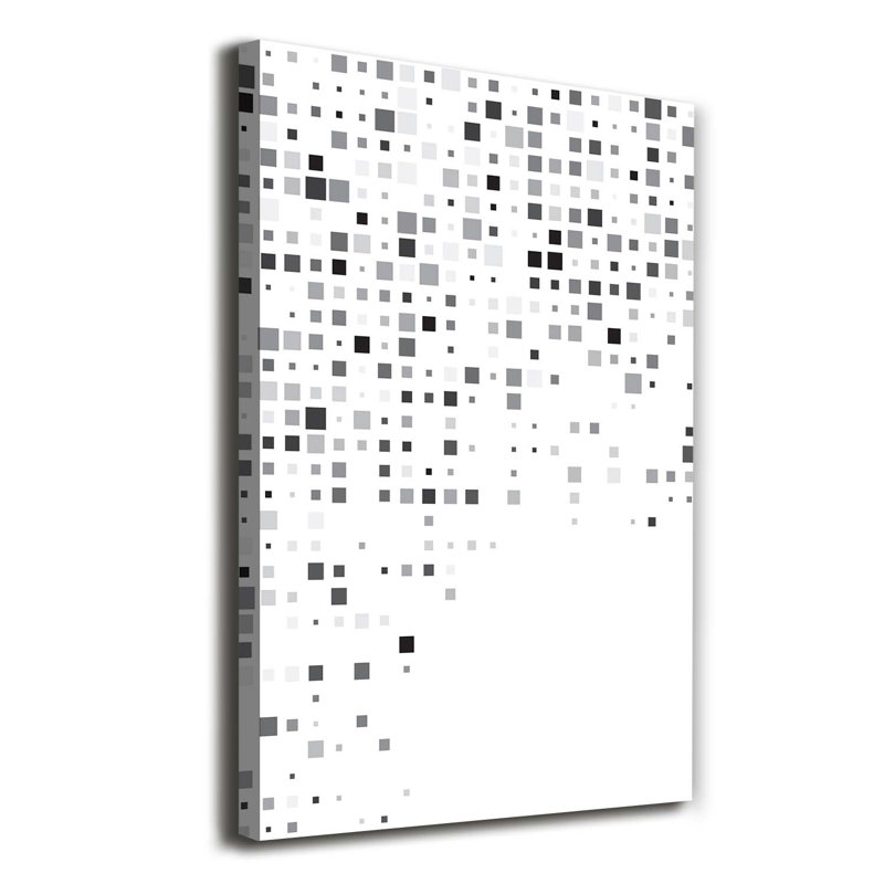 Abstraction Squares - Wrapped Canvas Print
