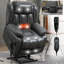 Fauteuil inclinable électrique à deux moteurs avec réglage à 8 points et chauffage lombaire de taille moyenne Infinity