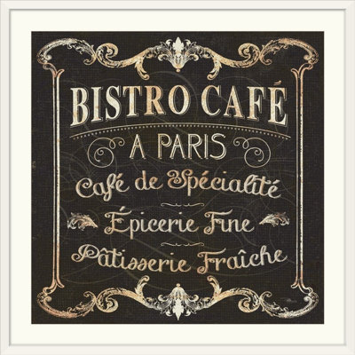« square ii », affiche rétro Parisian Signs
