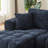 Chenille L-shaped Luxury Oversized Sectional Sofa – Minimalist Tufted Sleeper Couch For Living Room-734988405-734988404