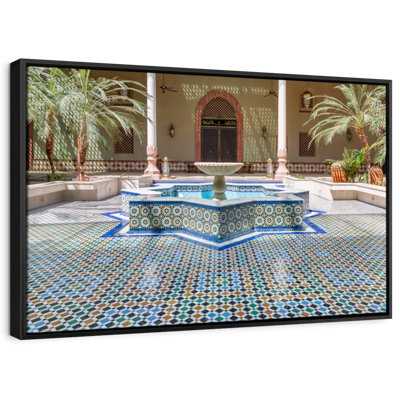 Brunei Fountain Wall Art Canvas Print