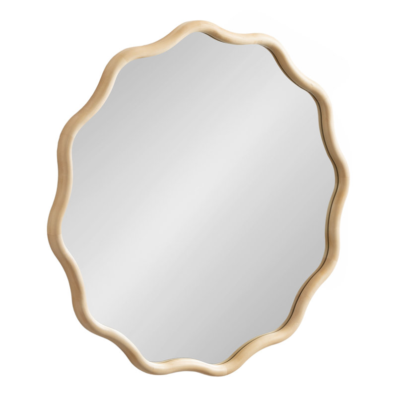Miroir de salle de bain Melvina, Beige, 30" x 30"