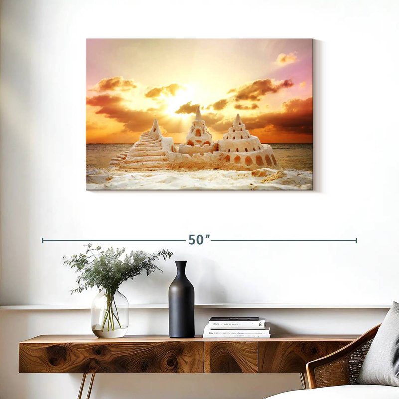 Gillard Sunny Sand Castle, 24" H x 36" W