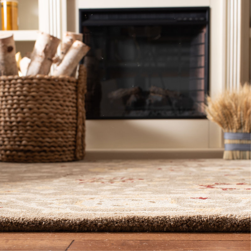 Tapis oriental en laine touffeté à la main Tingley, Rectangle 3 pi x 5 pi