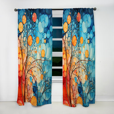 Noelton - Abstract Mosaic - Modern Velvet Curtain - Room Darkening - 1 panel
