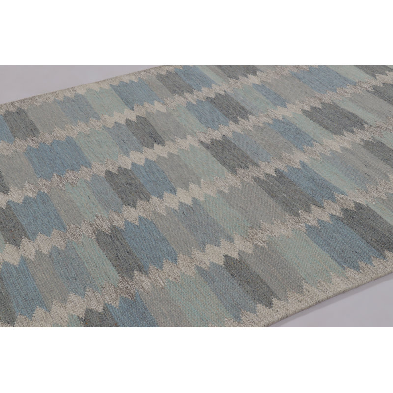 Scandinavian One-of-a-Kind 5'9X9'1 Hand Knotted Area Rug