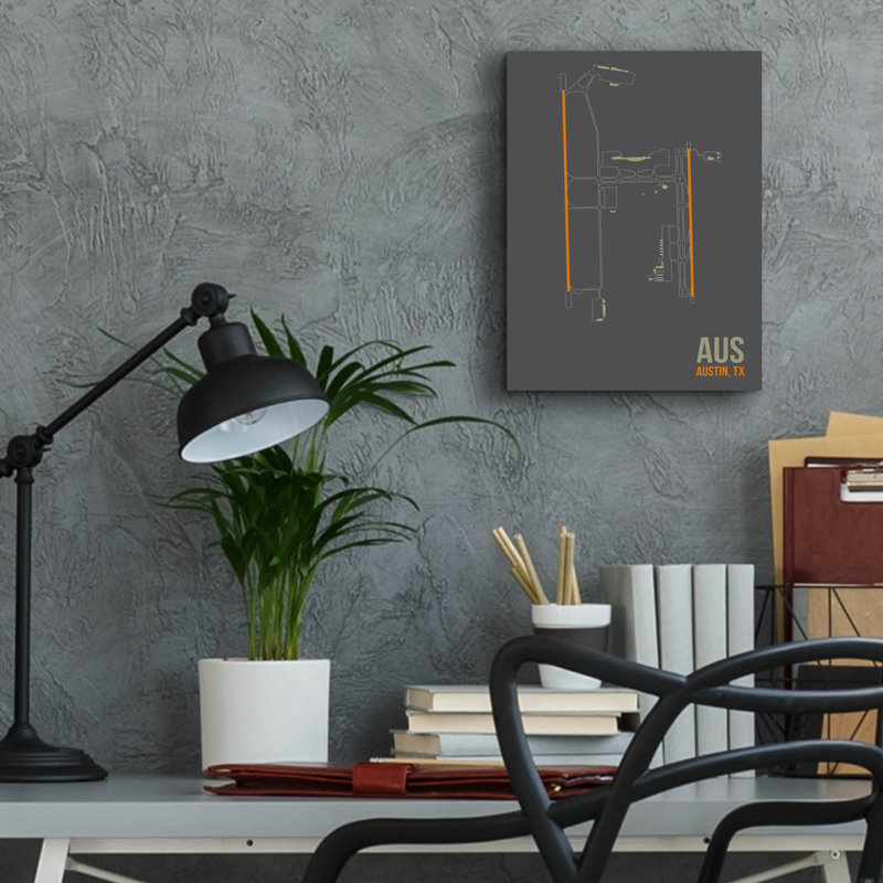 Art mural en verre acrylique, AUS, H 16 po x l 12 po x P 0,13 po