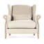 Eira Linen Wingback Chair