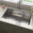 SleekSteel 32 in. x 19 in. 16 Gauge Stainless Steel Undermount Single Bowl Kitchen Sink