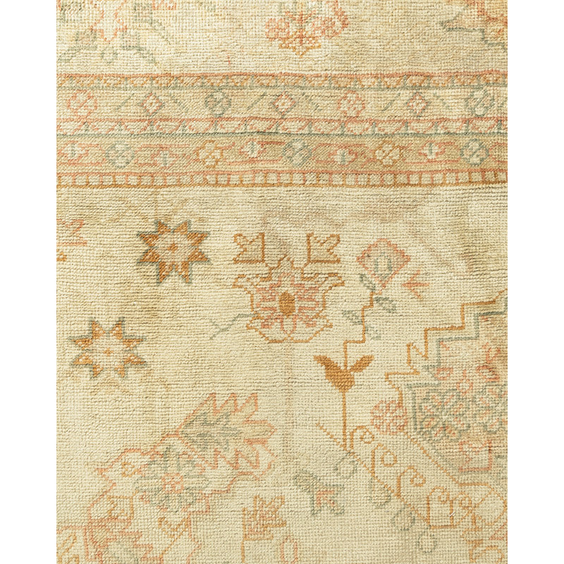 Antique One-of-a-Kind Rectangle 12'3" X 15'10" Hand Knotted Area Rug