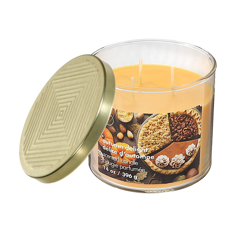 Autumn Leaves Scented Jar Candle