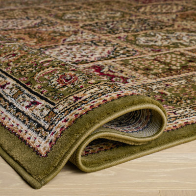 Malayah Klose Oriental Green Area Rug