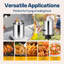 30 pte Friteuse à dinde en acier inoxydable avec panier