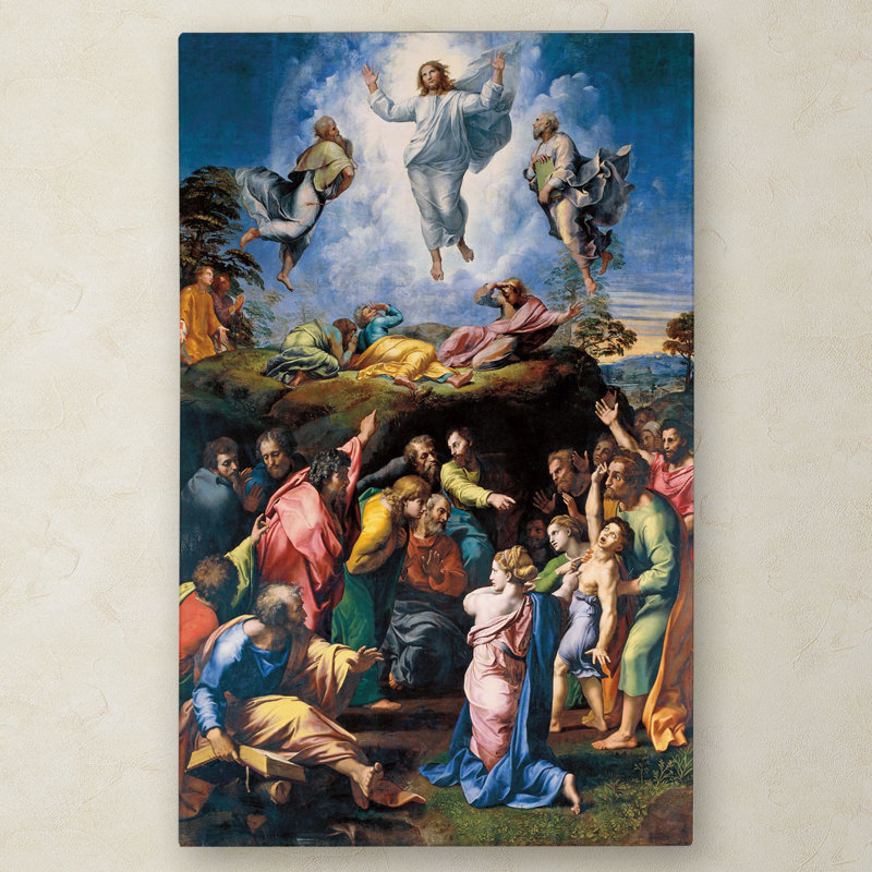 Raphael's The Transfiguration Religious Canvas Art Print