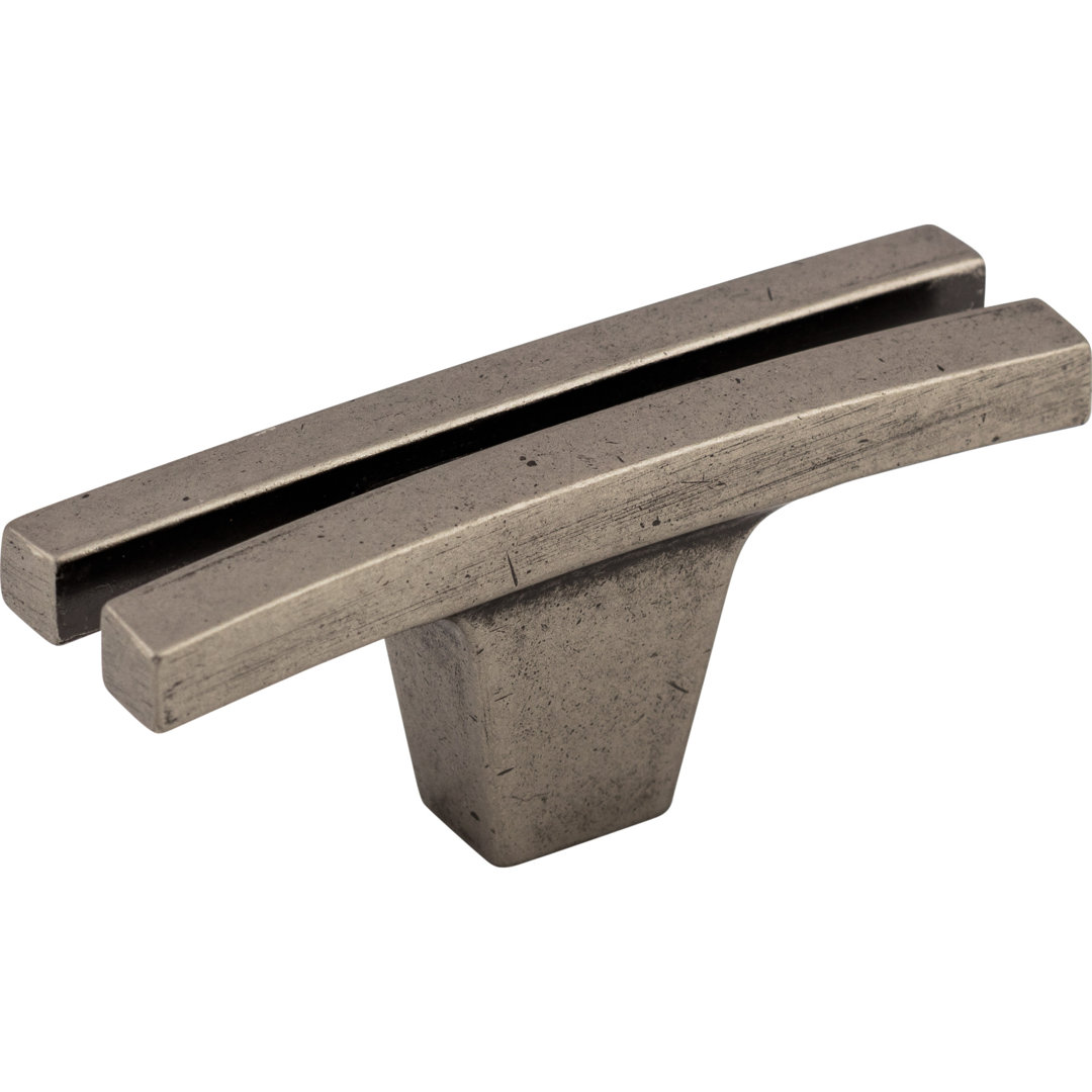 Flared 2 5/8" Length Geometric Knob Top Knobs 