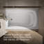 Mariposa 60" x 36" Alcove/Tile In Whirlpool Acrylic Bathtub-65089561-7360411