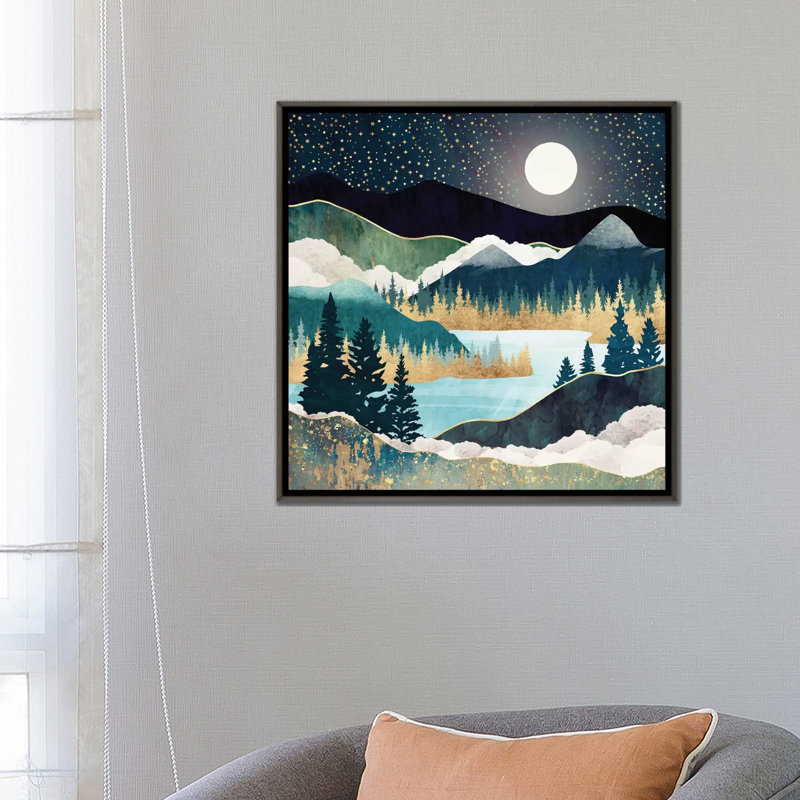 « star lake » par spacefrog designs-print, H 26 po x l 26 po x P 1,5 po, Toile tendue