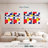 Geometric Mondrian I Multi Piece Canvas Print-93062913