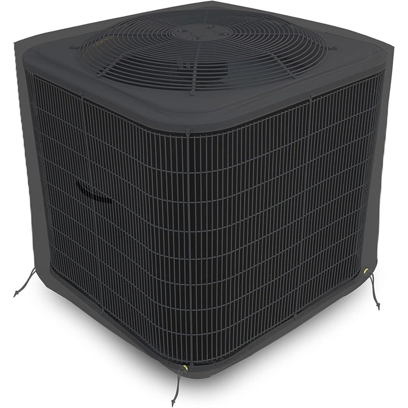 High Density Waterproof Outdoor Air-Conditioner Cover, Durable & UV-Resistant Patio Square AC Cover, 30" H x 34" W x 34" D