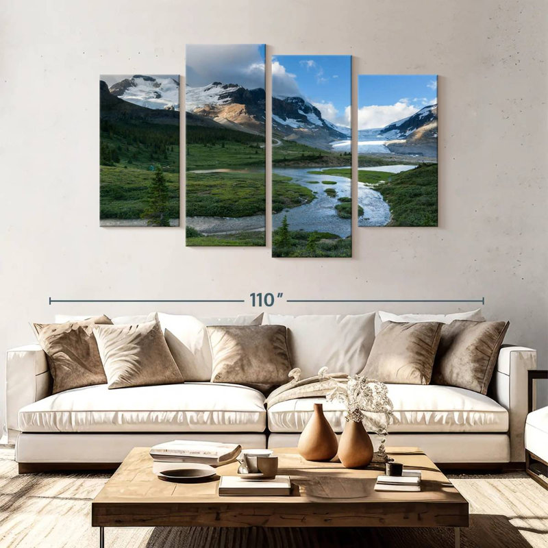 Alvord Athabasca Glacier, 54" H x 84" W