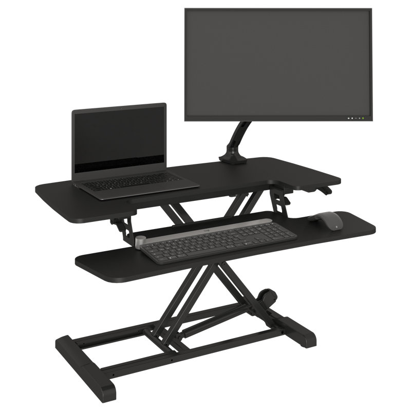 Standing Desk Converter, 19.7" H x 34" W x 28" D