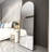 Durable Floor Mounted Full Length Mirror With Stylish Arched Design For Home Decor And Space Enhancement