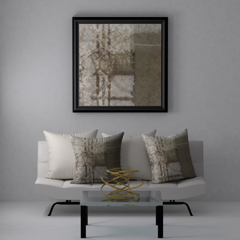 Reversible Throw Pillow, 18" x 18"