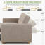 Meit 49" W Convertible Sleeper Sofa 3-In-1-12605748