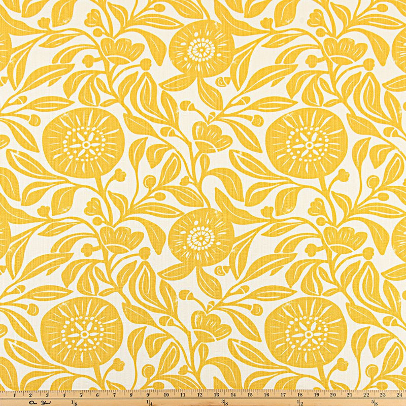 Housse de coussin rétro à motif floral jaune et blanc, Carré 21 po