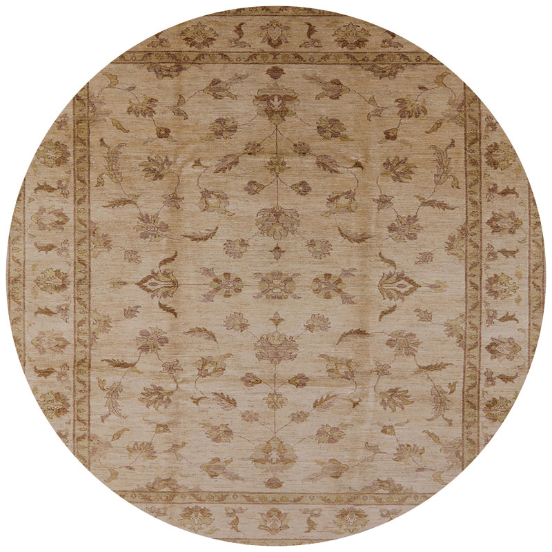 Cana Oriental Indoor Rug, Round 4'