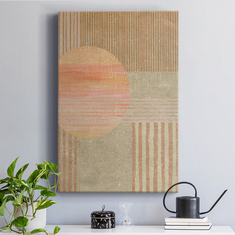 Adobe Sunrise I - peinture sur toile tendue, L 24 po x H 36 po