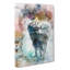 A Deer Stag Silhouette In Abstract - Wrapped Canvas-55300024