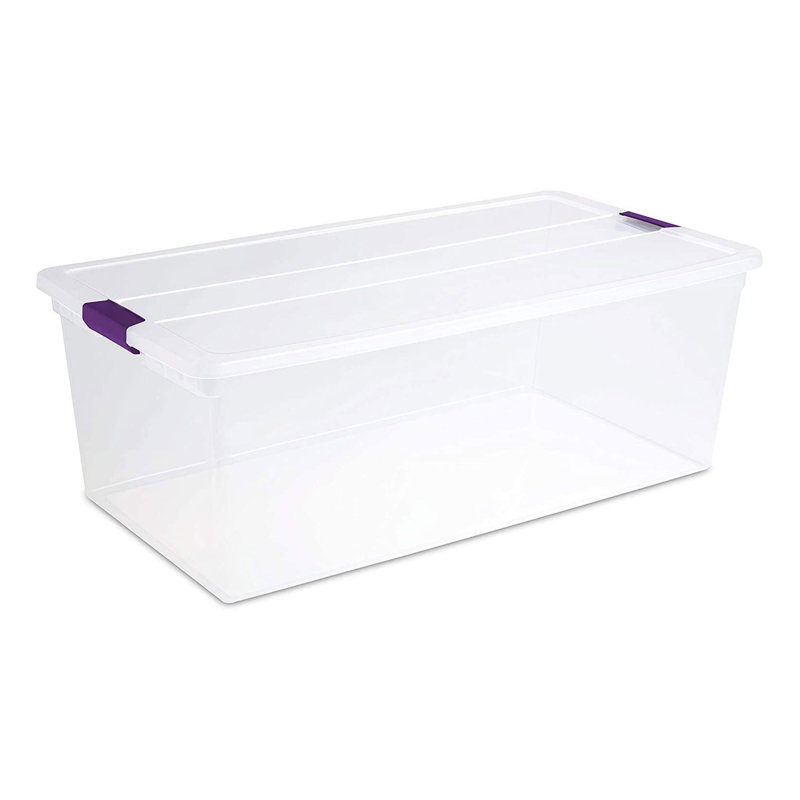 Contenant de rangement avec couvercle transparent Sterilite